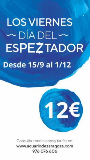 VUELVE EL DÍA DEL ESPEZTADOR A PARTIR DEL 15 DE SEPTIEMBRE Y HASTA EL 1 DE DICIEMBRE DEL 2023