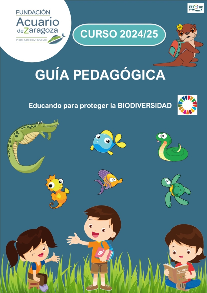 Portada Guía Pedagógica Acuario de Zaragoza